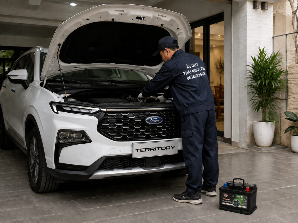 ắc quy xe Ford Territory,